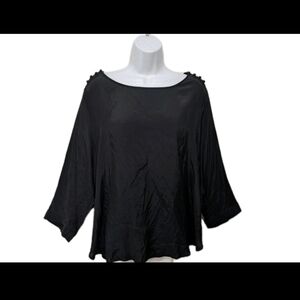 NWT Gap Satin Long Sleeve Blouse Top XL City Whimsigoth Gothic Corpcore #swtr2